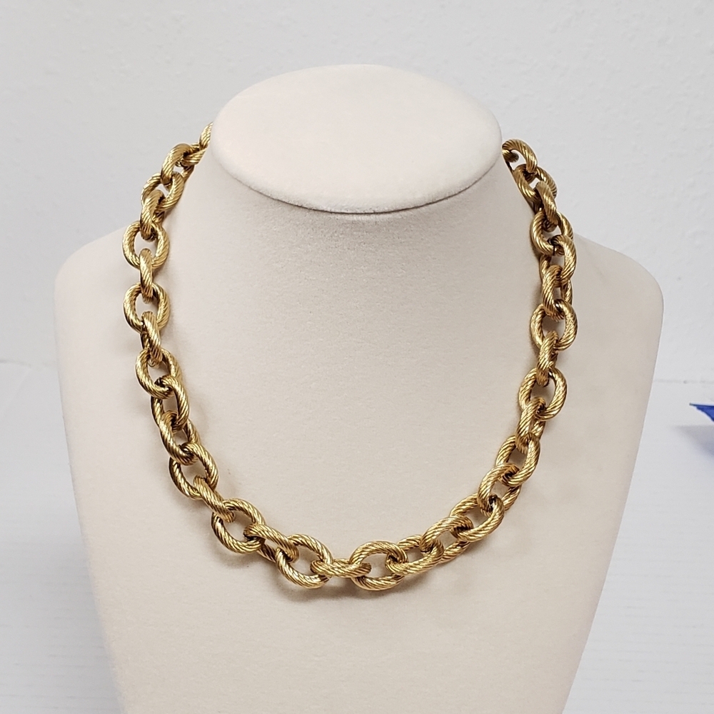 Authentic Louis Vuitton Padlock Gold Pendant W/ Fashion Geometry Stainless Steel - Picture 7 of 10